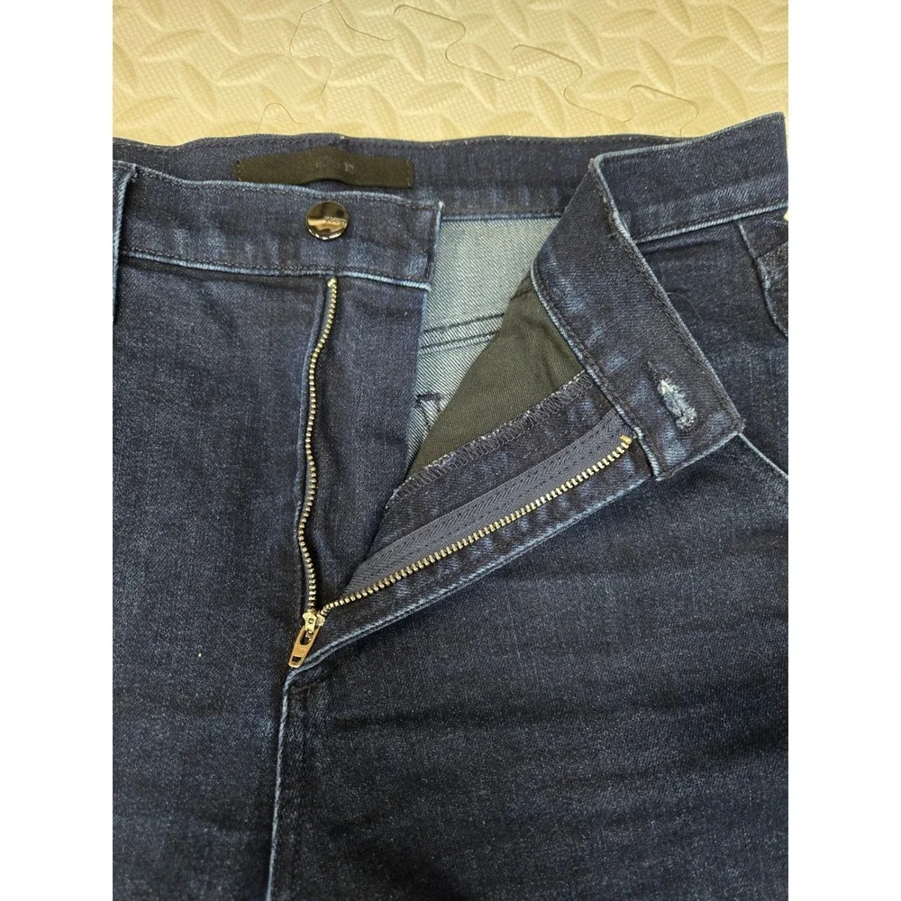 Joe's Jeans The Trixie Dont Worry Wide Leg Crop Cuff Indigo Blue Denim Jeans 29 - Picture 9 of 12